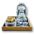 Buddha mécsestál szett ásvány csomaggal