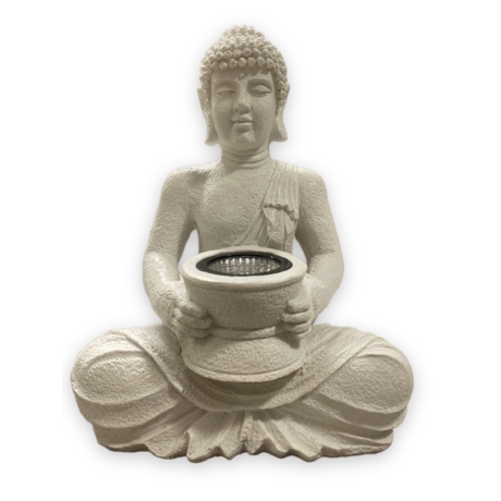 Buddha napelemes lámpa